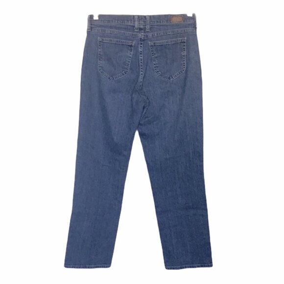 Lee Retro High Waist Straight Leg Jeans Women’s Sz 8 Medium Wash Classic Denim - Picture 2 of 14